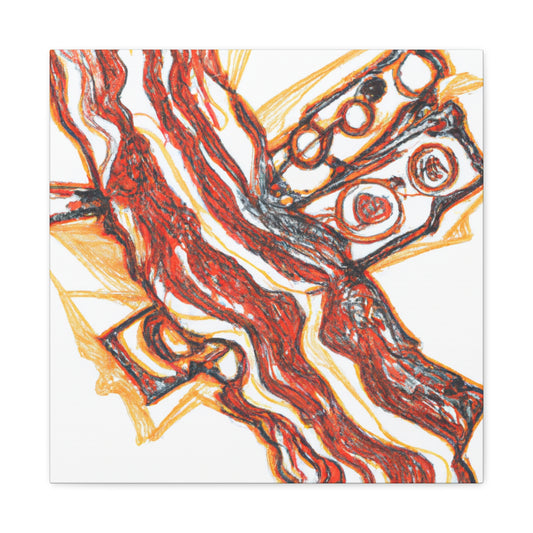 Bacon in a Cogwork - Canvas