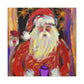 Santa Claus Abstraction - Canvas