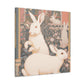 Rabbit in Springtime. - Canvas