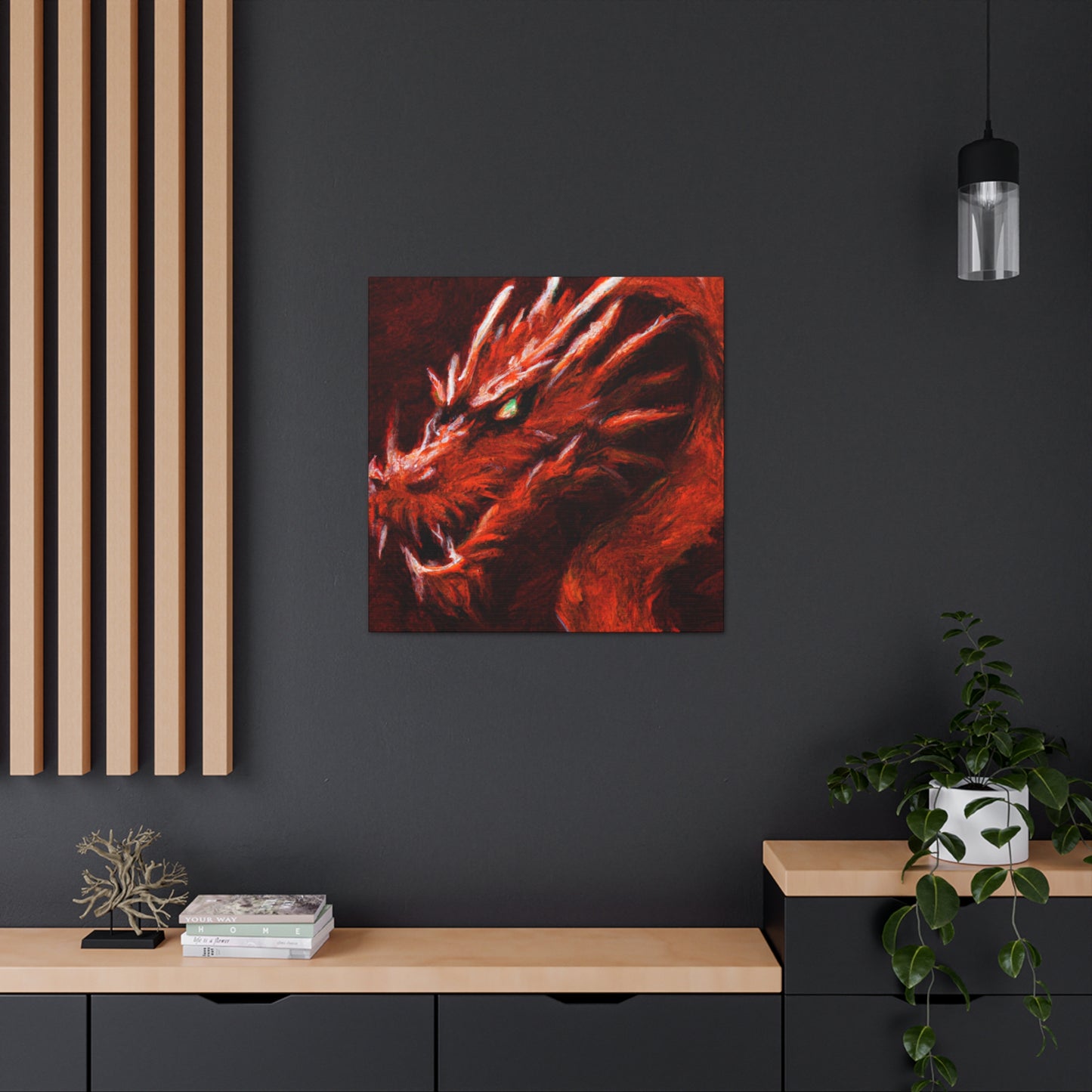 "Dragon's Majestic Majesty" - Canvas