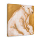 Polar Bear in Baroque. - Canvas