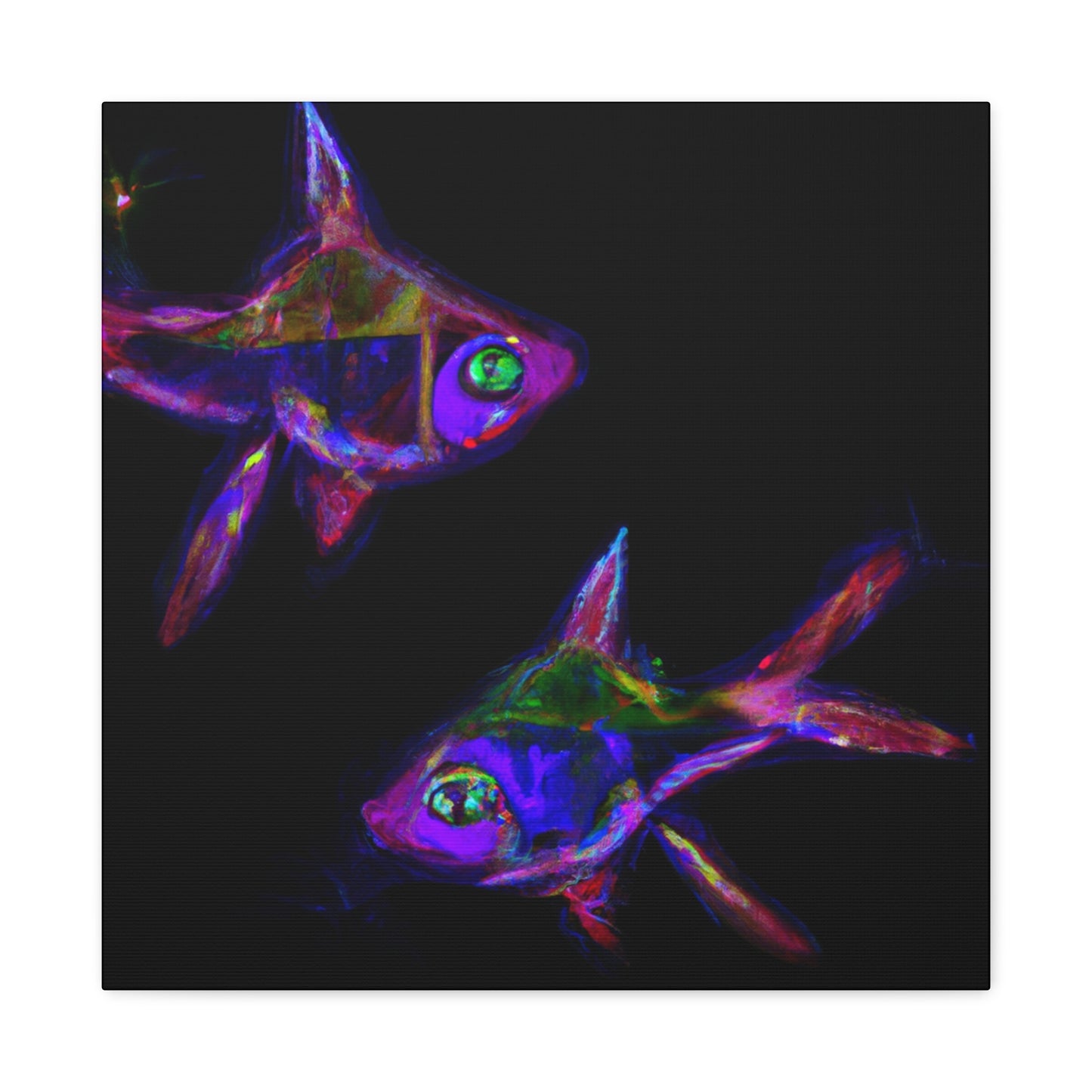 Neon Tetras Dreaming - Canvas