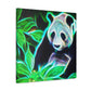 Giant Panda Mosaic Art - Canvas