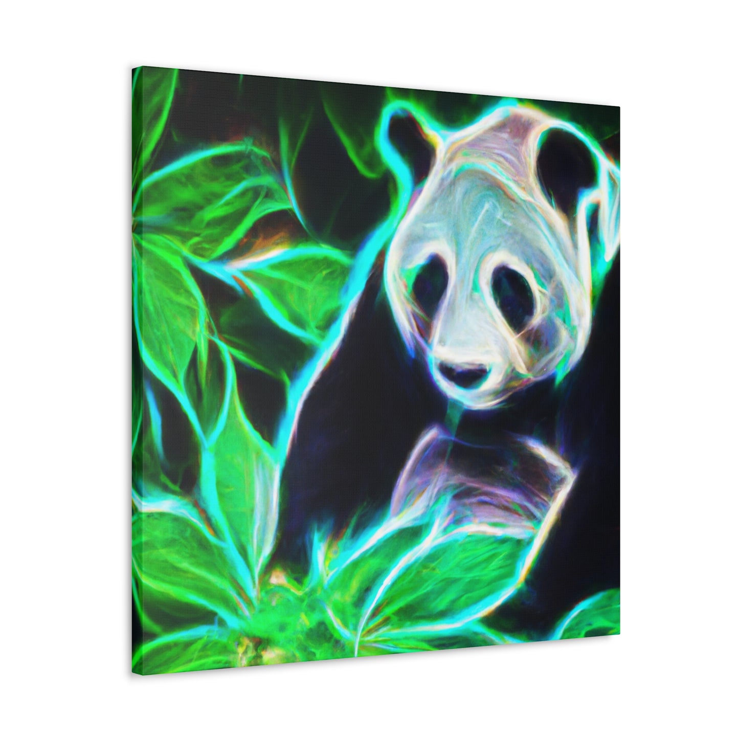 Giant Panda Mosaic Art - Canvas