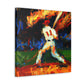 Catching a Fly Ball - Canvas