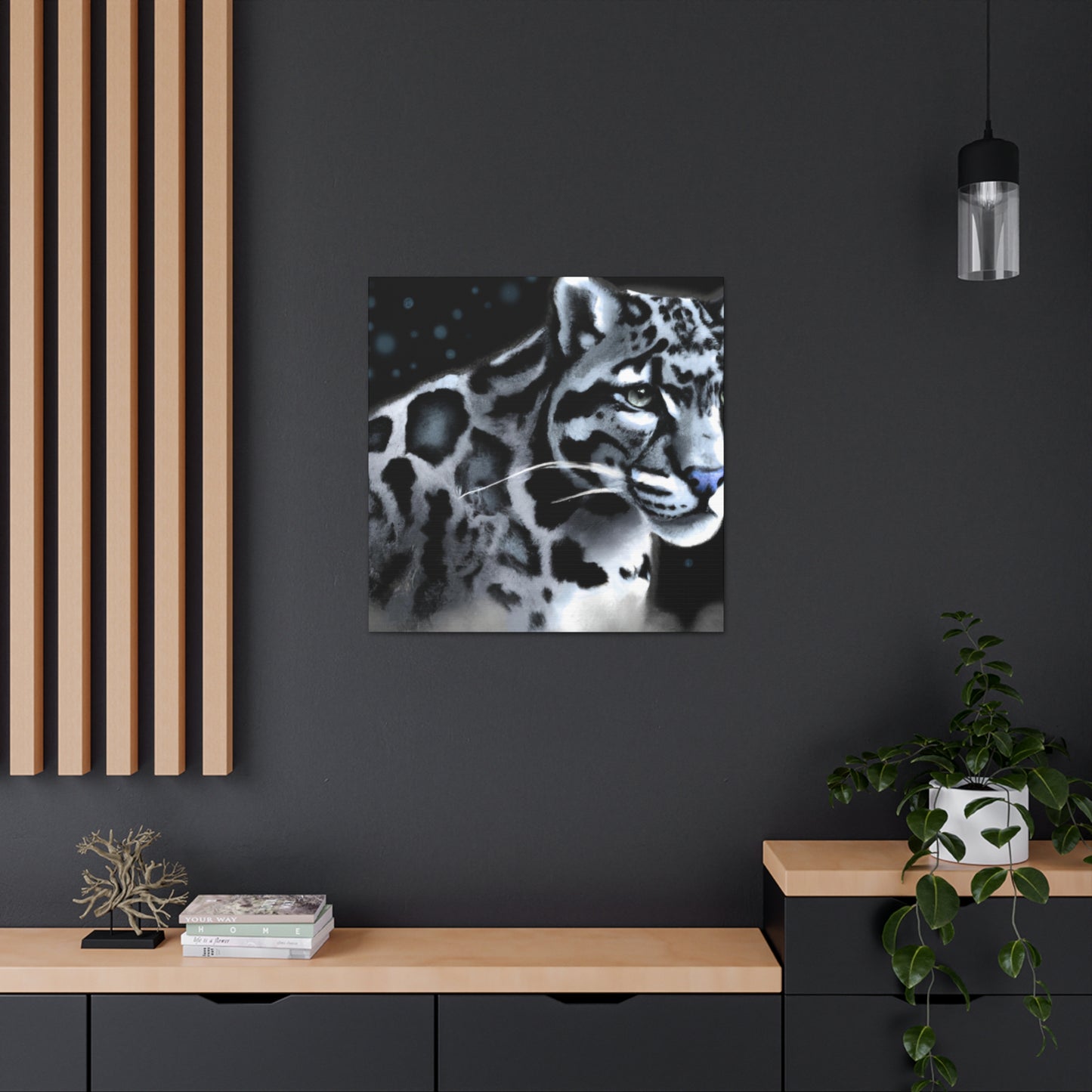 Clouded Leopard Majesty - Canvas