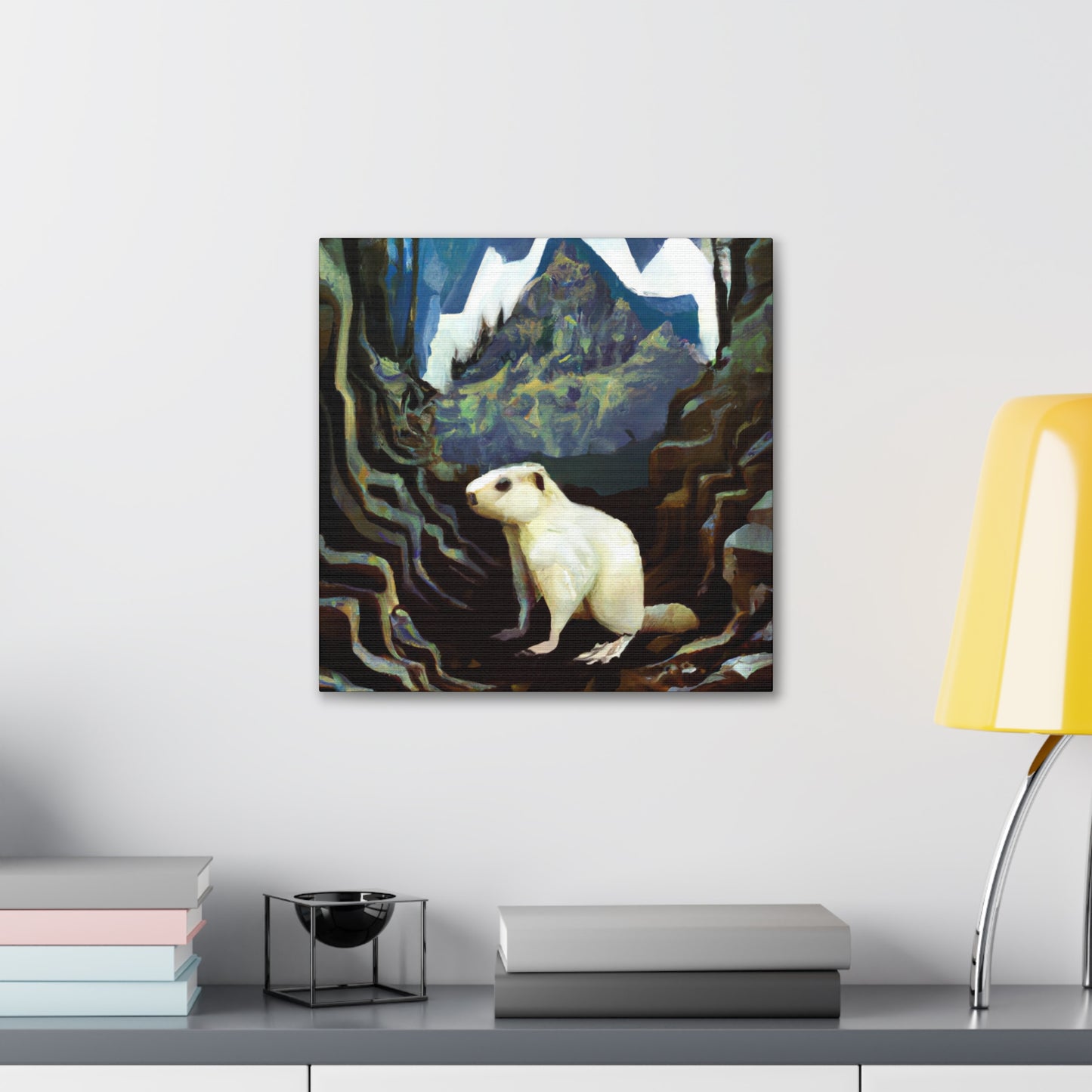 Marmot Street Mural - Canvas