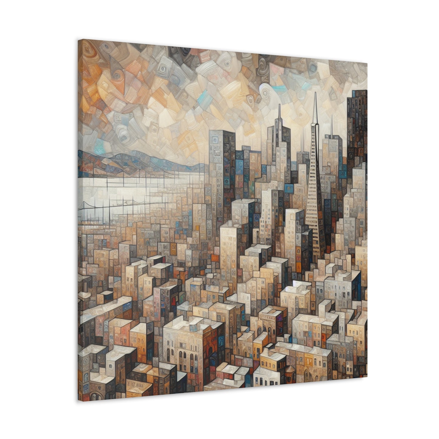 Foggy City Gravitation - Canvas