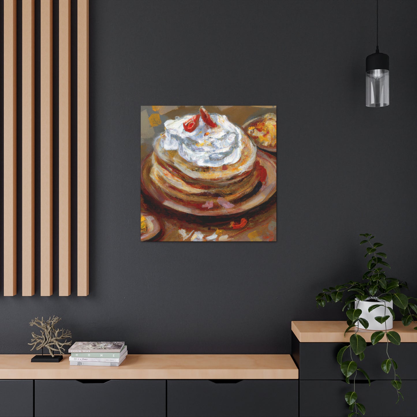 "Pancakes in Impressionism" - Canvas