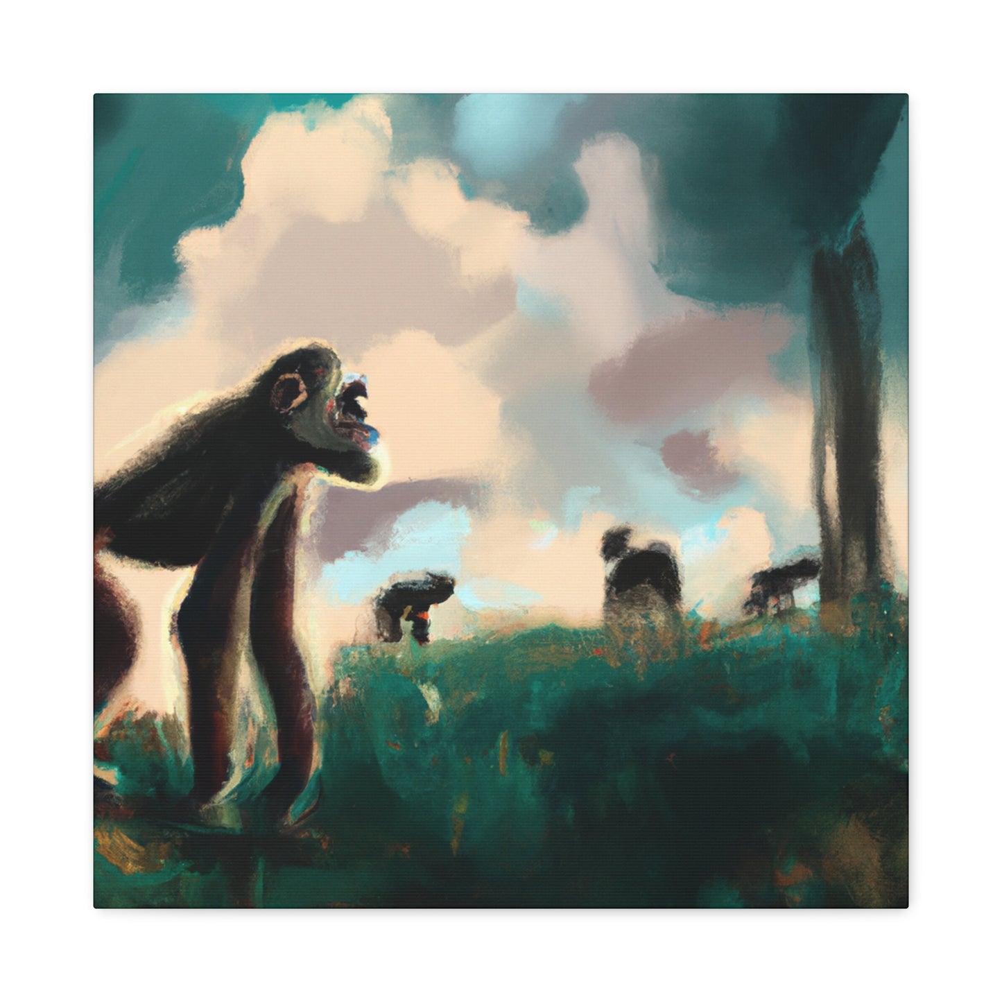 Surreal Chimpanzee Dream - Canvas