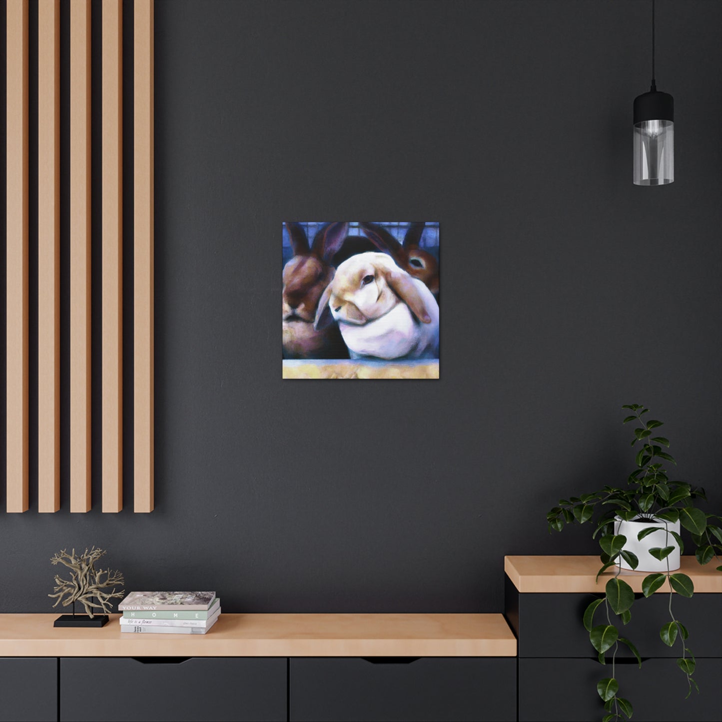 Furry Rabbit Realism - Canvas