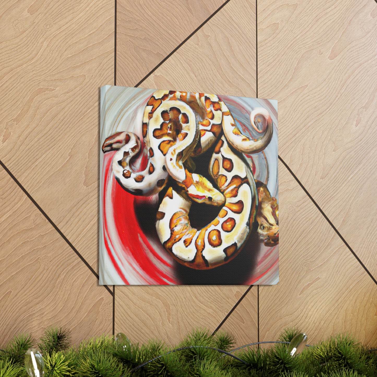 "Python Dancing in Dreamland" - Canvas