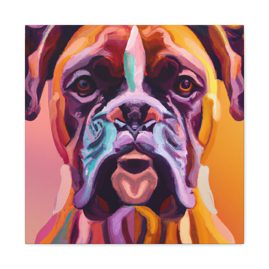 Champion Boxer Portrait - Canvas