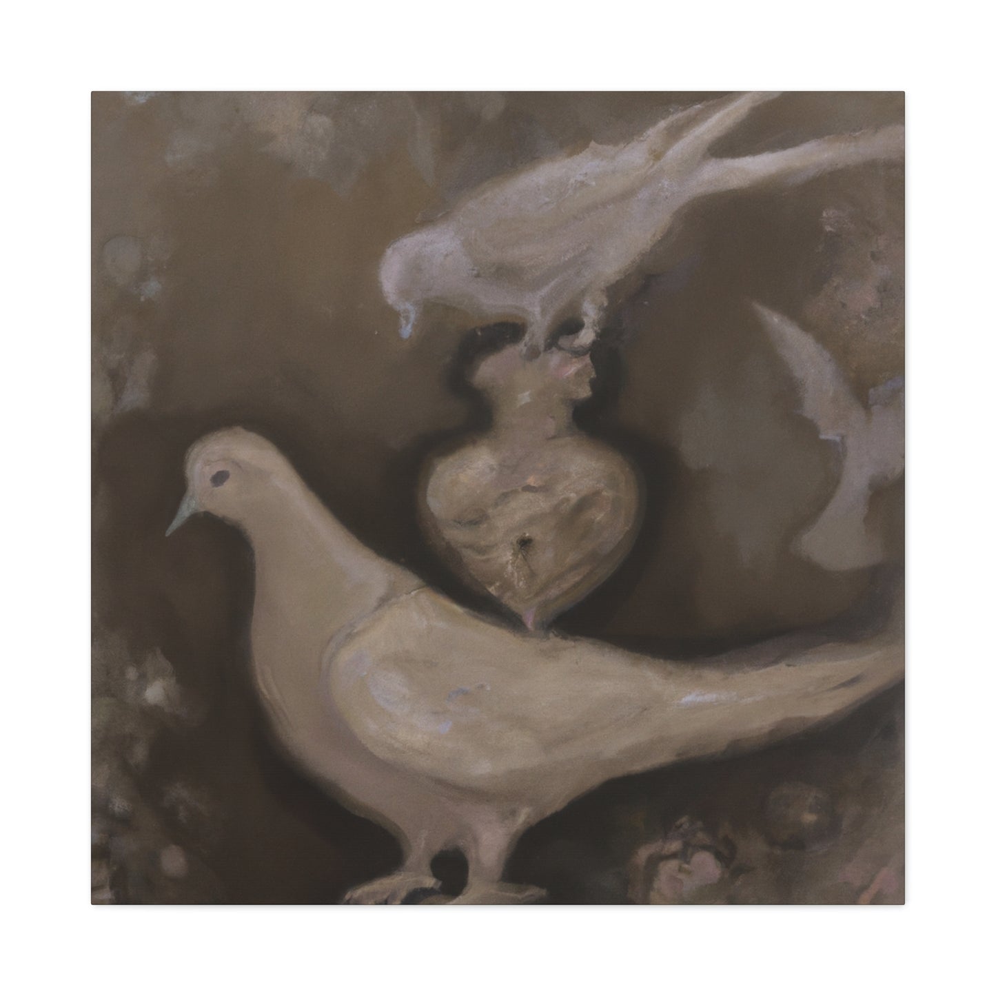 Mourning Dove in Mourning - Canvas