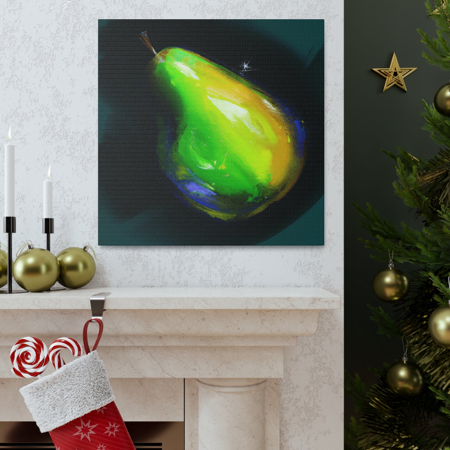 "Pear in Realism" - Canvas