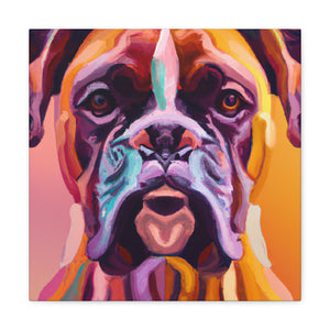 Champion Boxer Portrait - Canvas