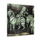 "Zebra in Expressionism" - Canvas