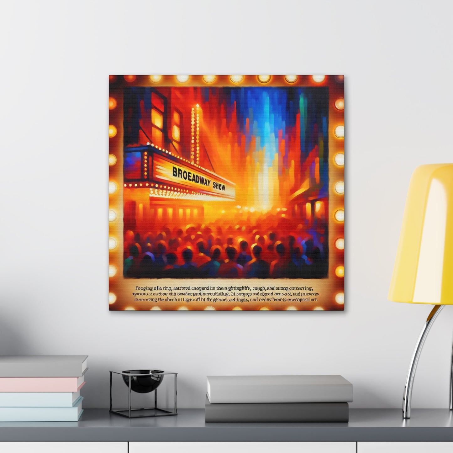 "Luminous Curtain Call" - Canvas