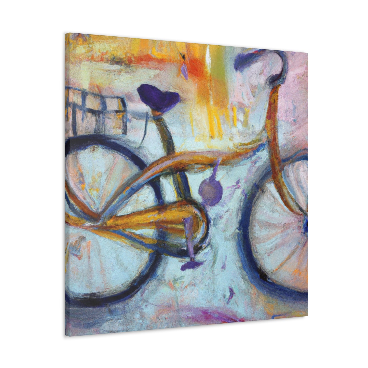 "Cycle of Freedom Wheels" - Canvas