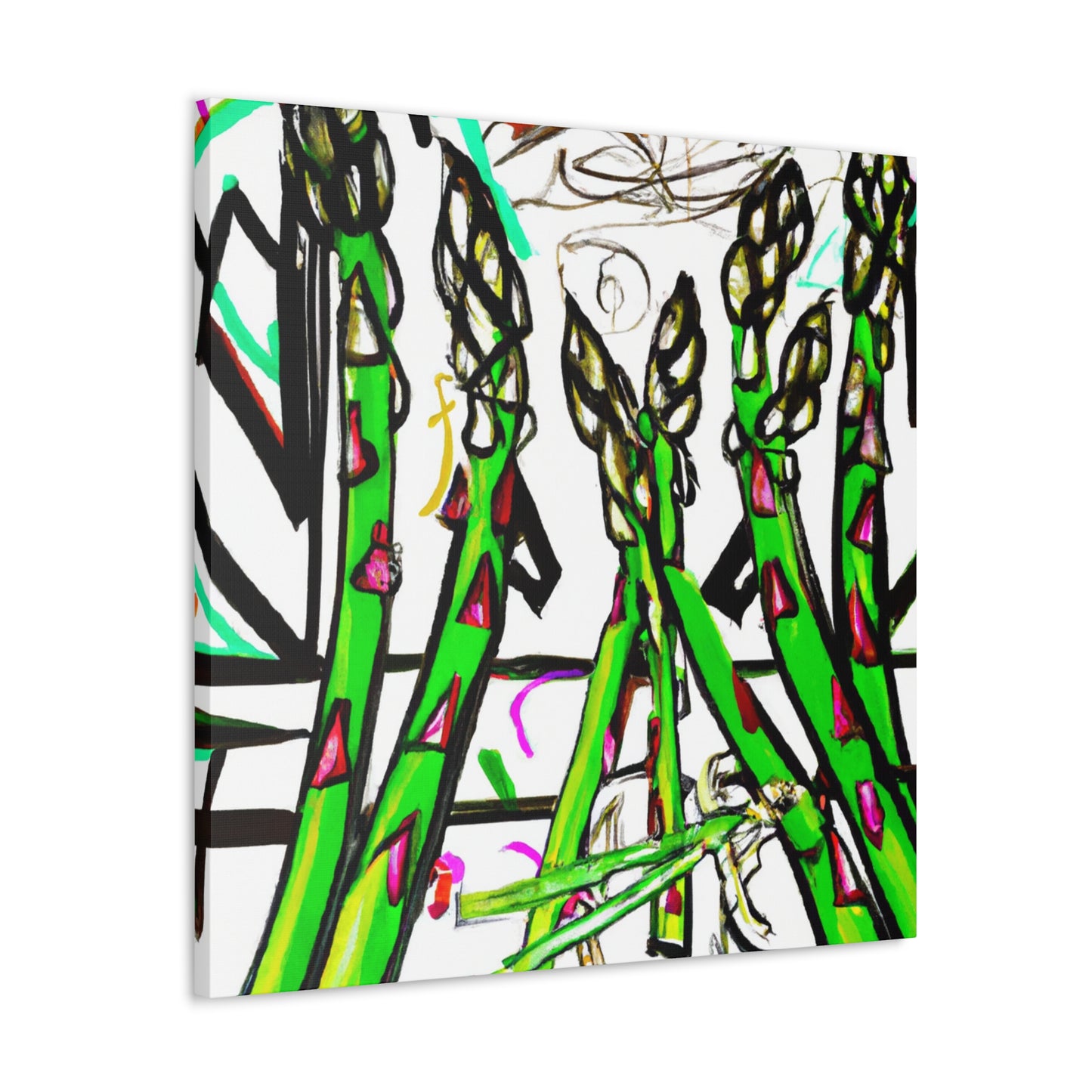 Asparagus Elegance Vision - Canvas