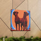 Ridgeback Art Deco. - Canvas