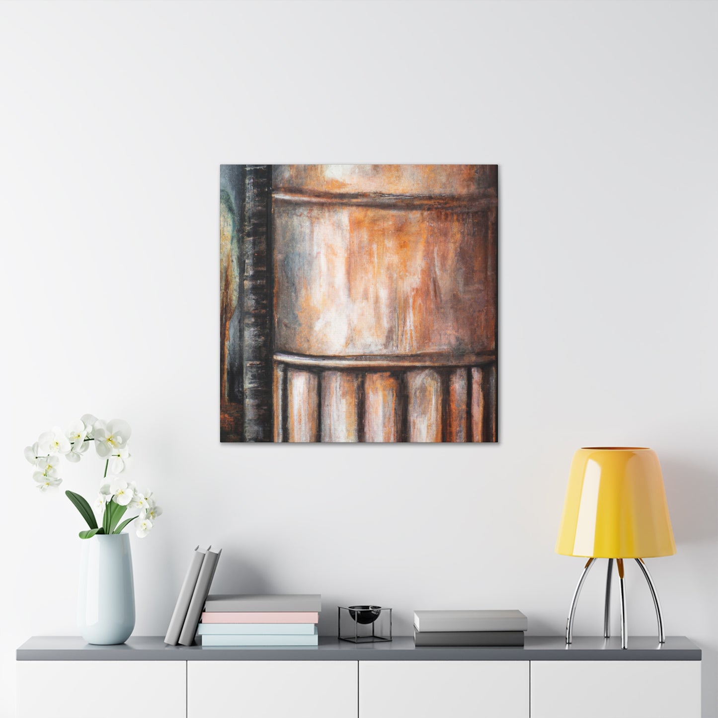 Silo in Splendor. - Canvas