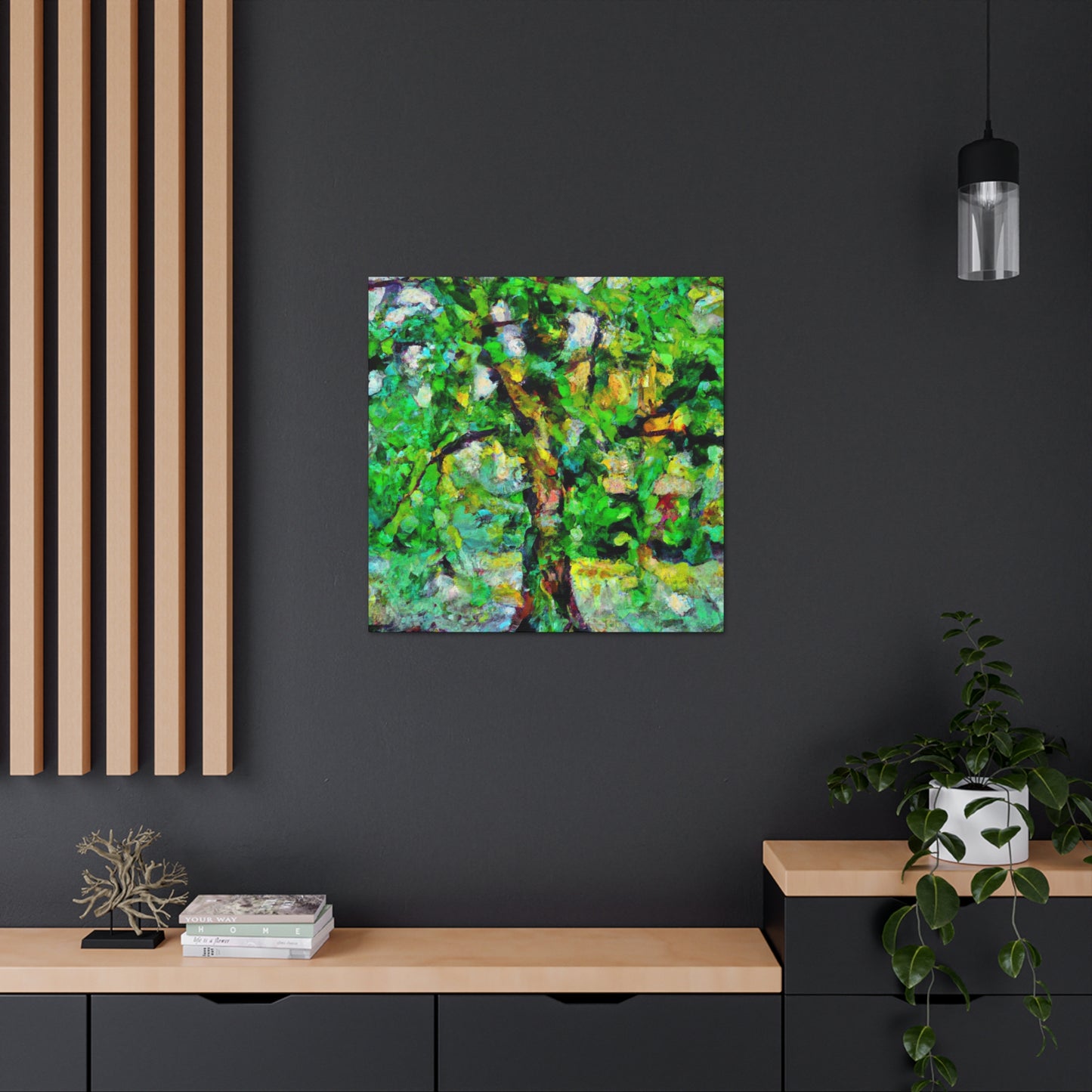 Oak Tree in Abstraction - Canvas