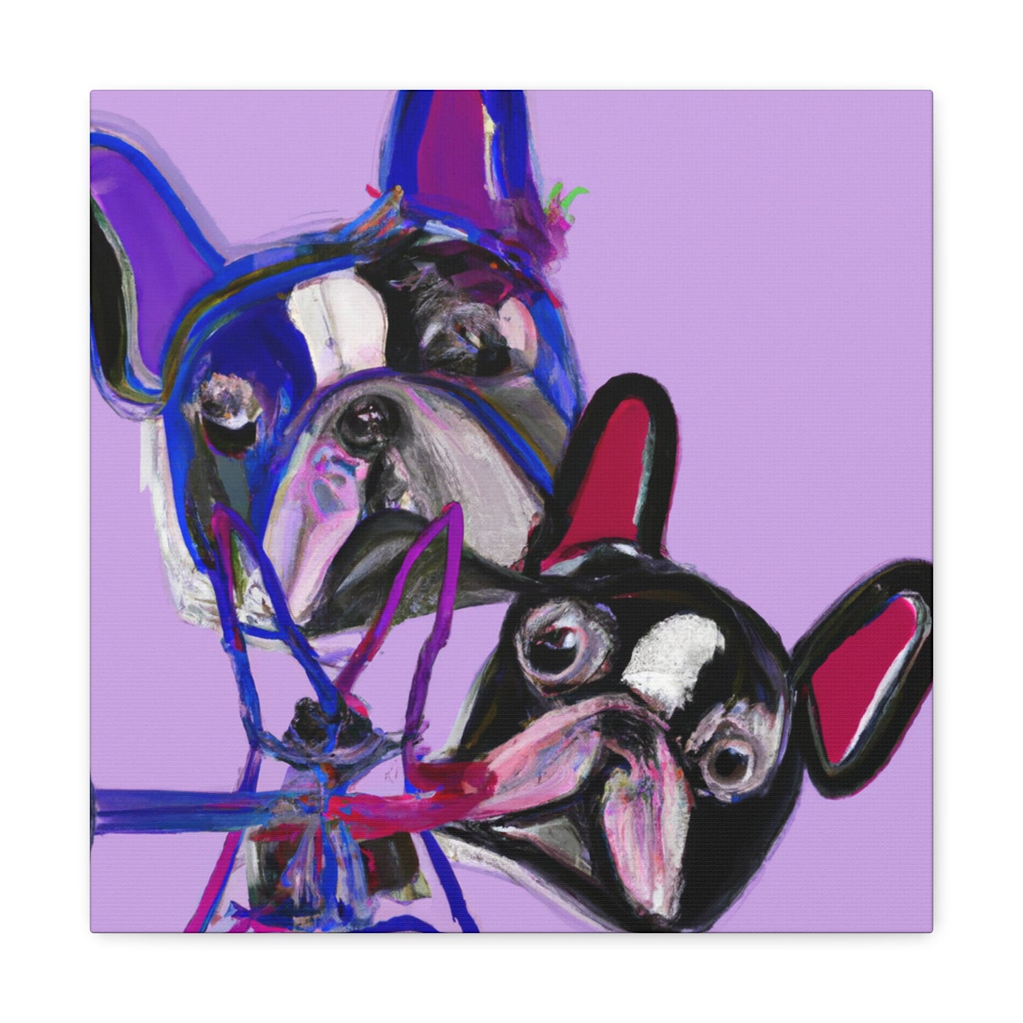 "Dreams of Frenchie Bulldog" - Canvas