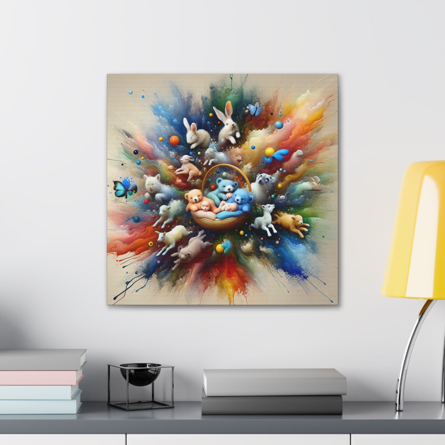 Dreaming Forest Creatures - Canvas