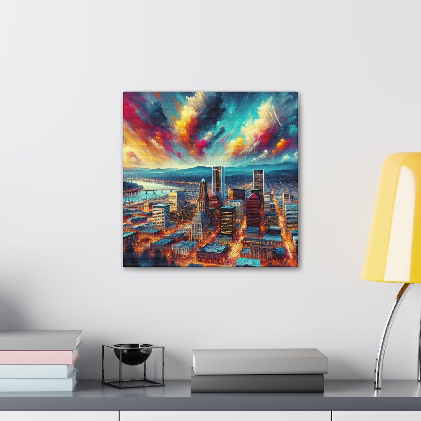 "Pristine Portland Pinnacle" - Canvas