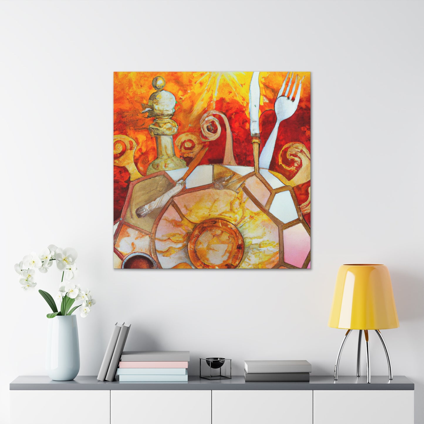 Victorian Steampunk Feast - Canvas