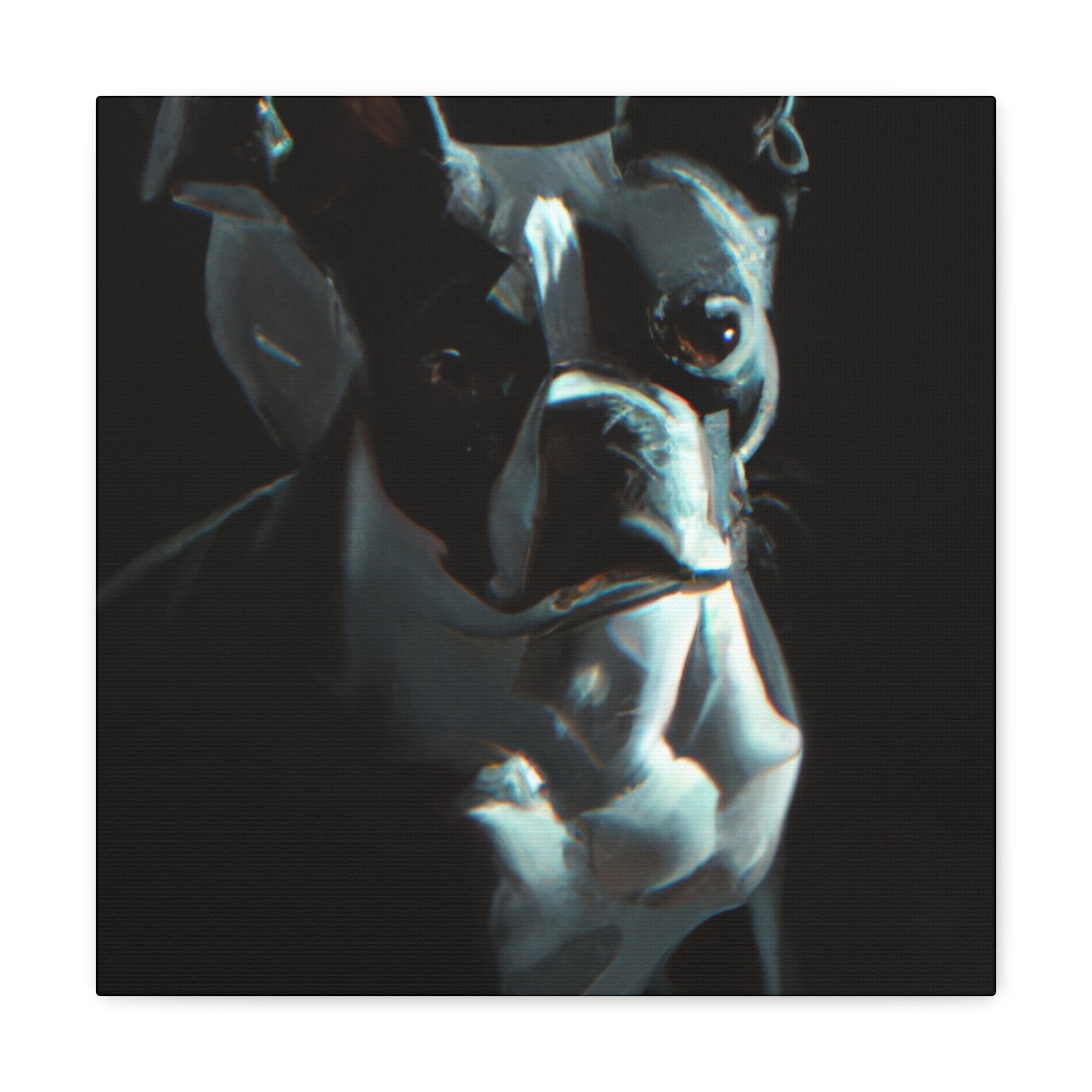 Boston Terrier Realism - Canvas