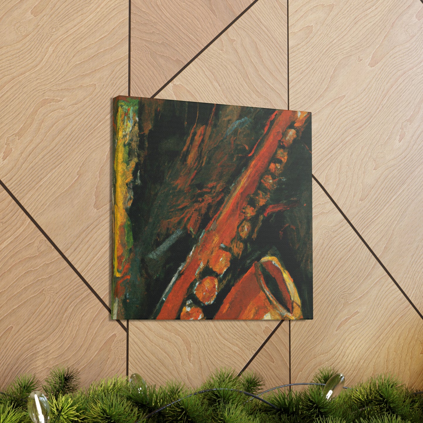 Saxophone's Musical Dance - Canvas