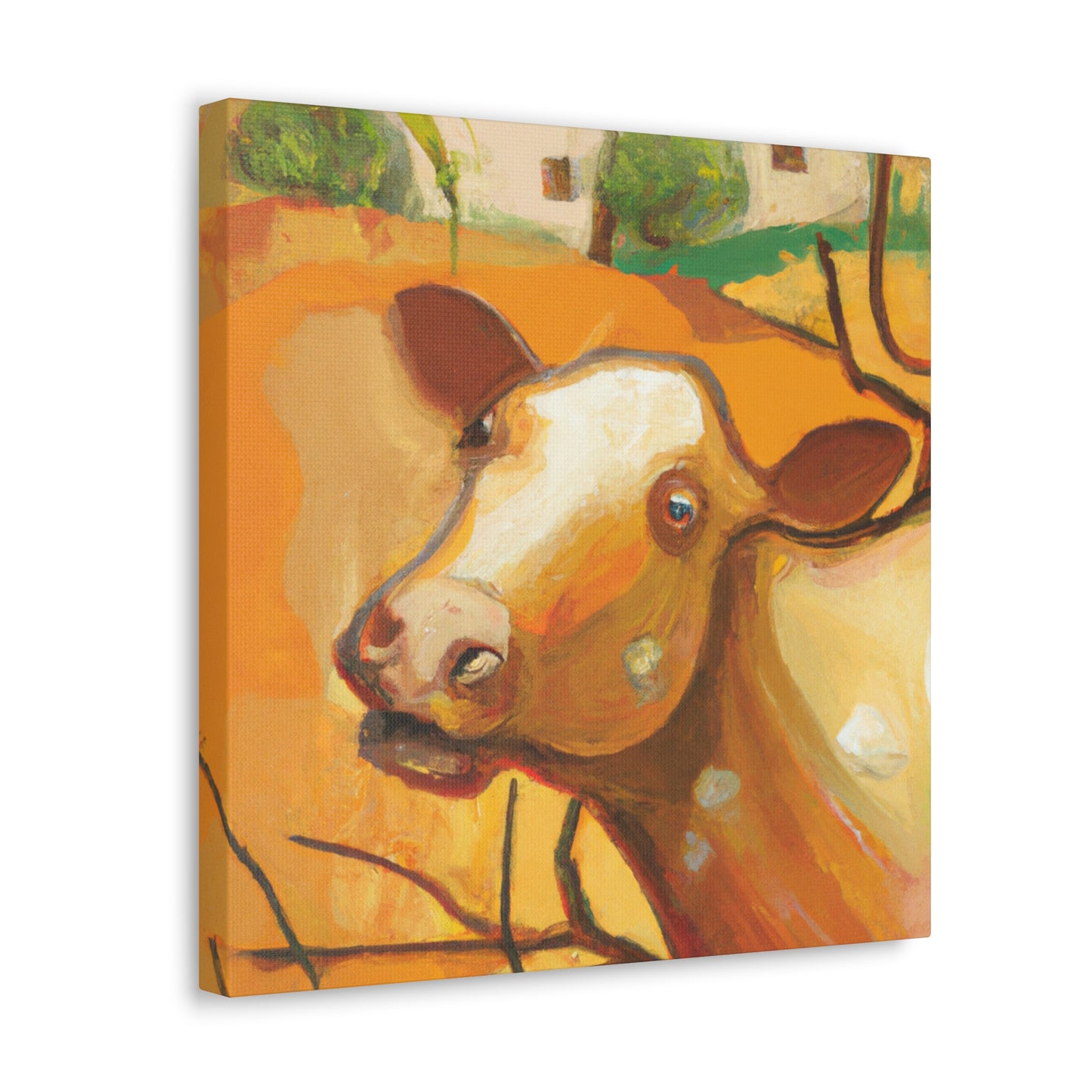 Jersey Cattle Dreamscape - Canvas