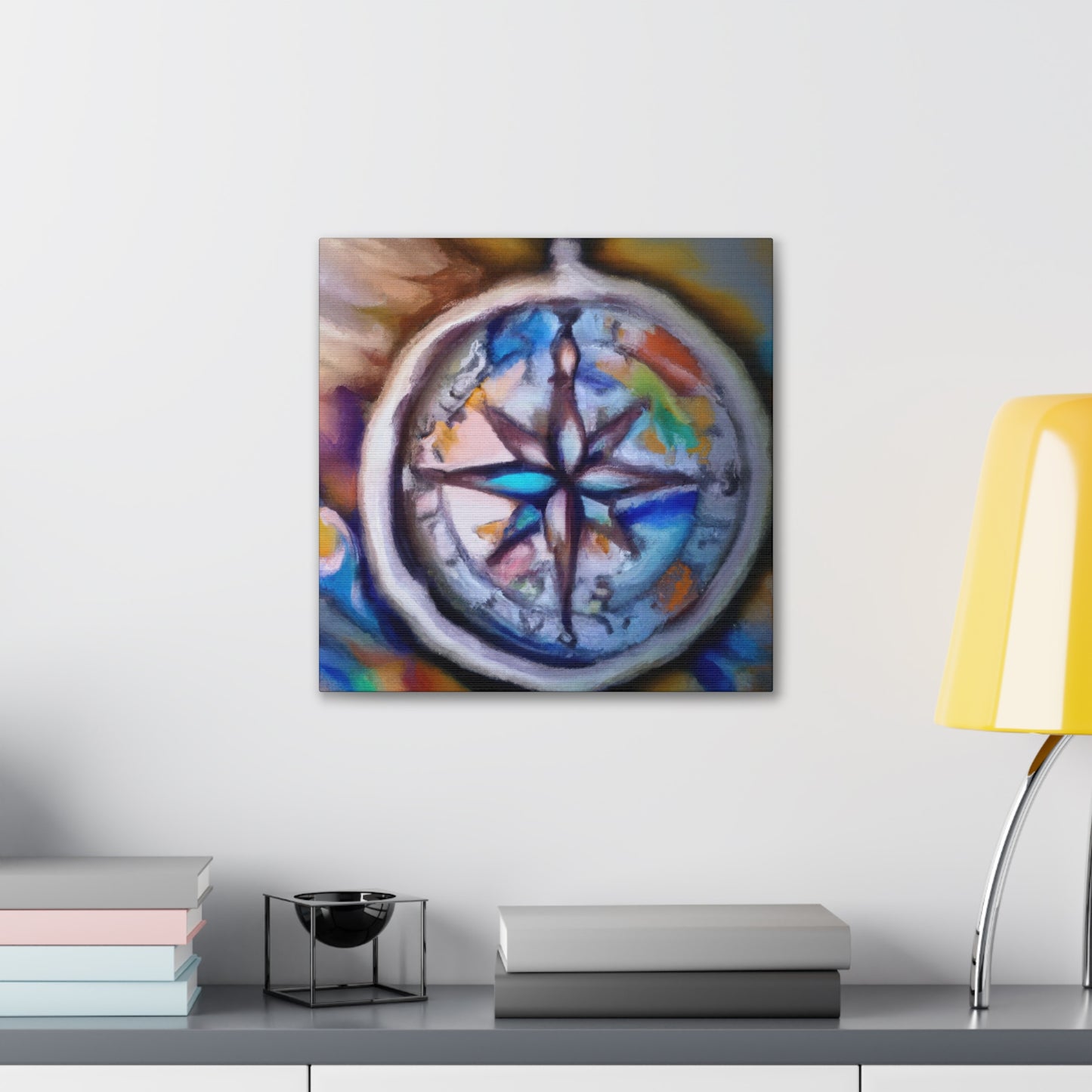 "Compass in Abstraction" - Canvas