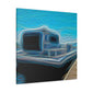 "Pontoon Boat Dreamscape" - Canvas