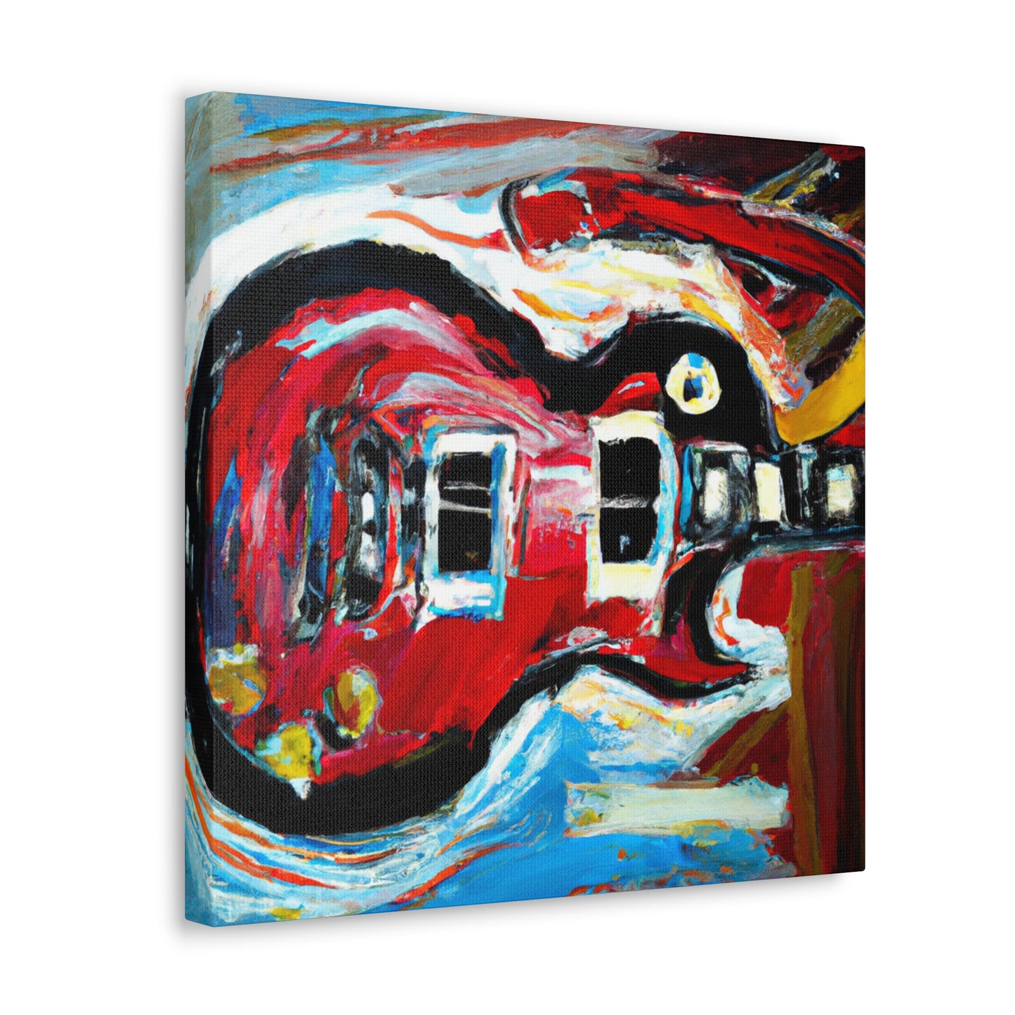 Gibson in Abstraction - Canvas