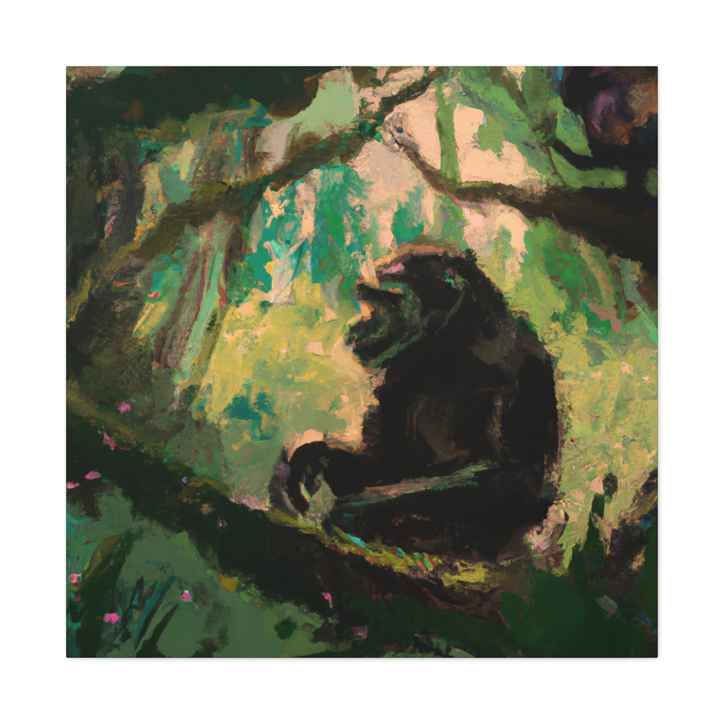 Chimpanzee Expressionistic Dream - Canvas