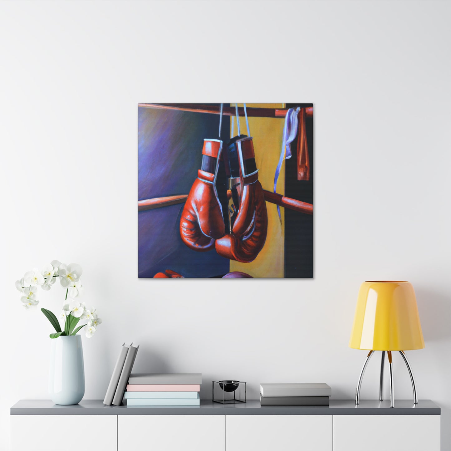 Boxing in Monochrome - Canvas