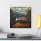 Badger in Springtime - Canvas