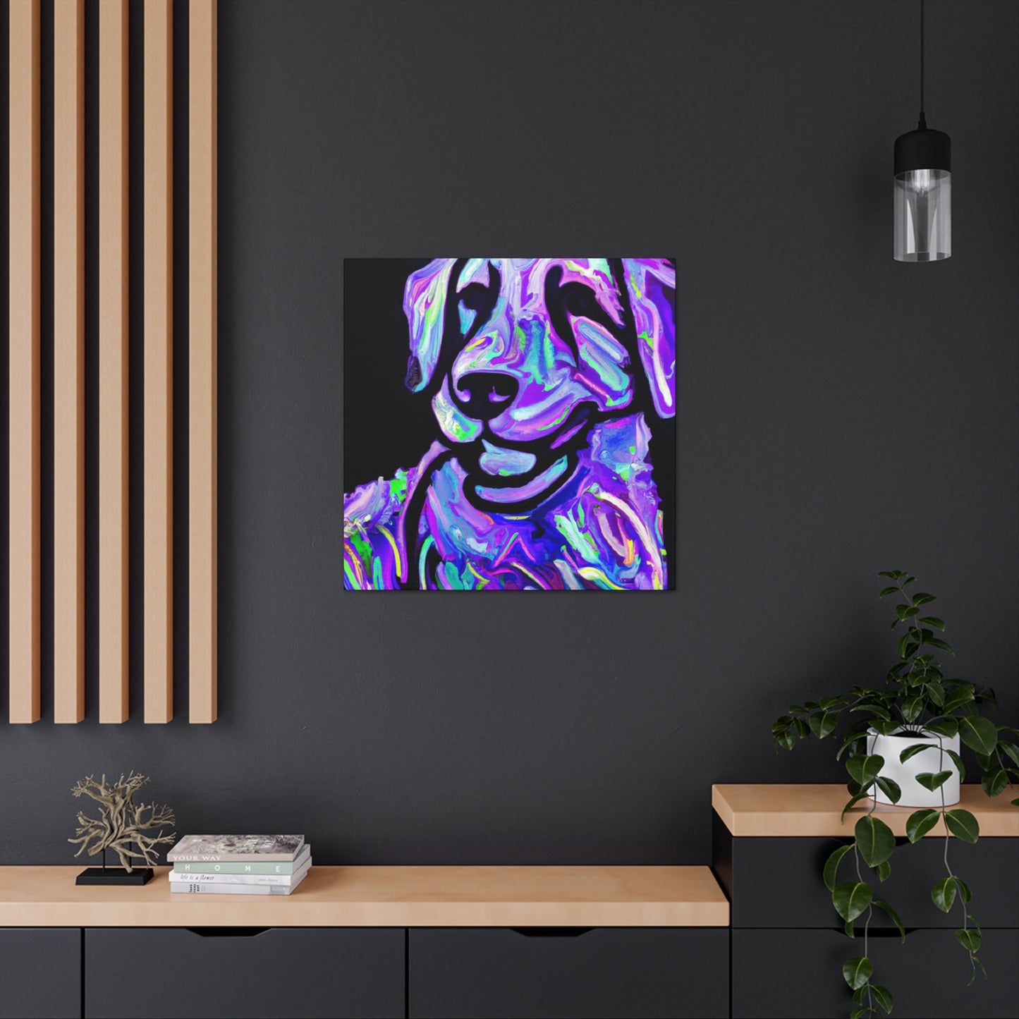 "Labrador in Expressionism" - Canvas