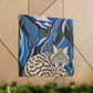 "Bobcat in Art Deco" - Canvas