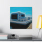 "Pontoon Boat Dreamscape" - Canvas