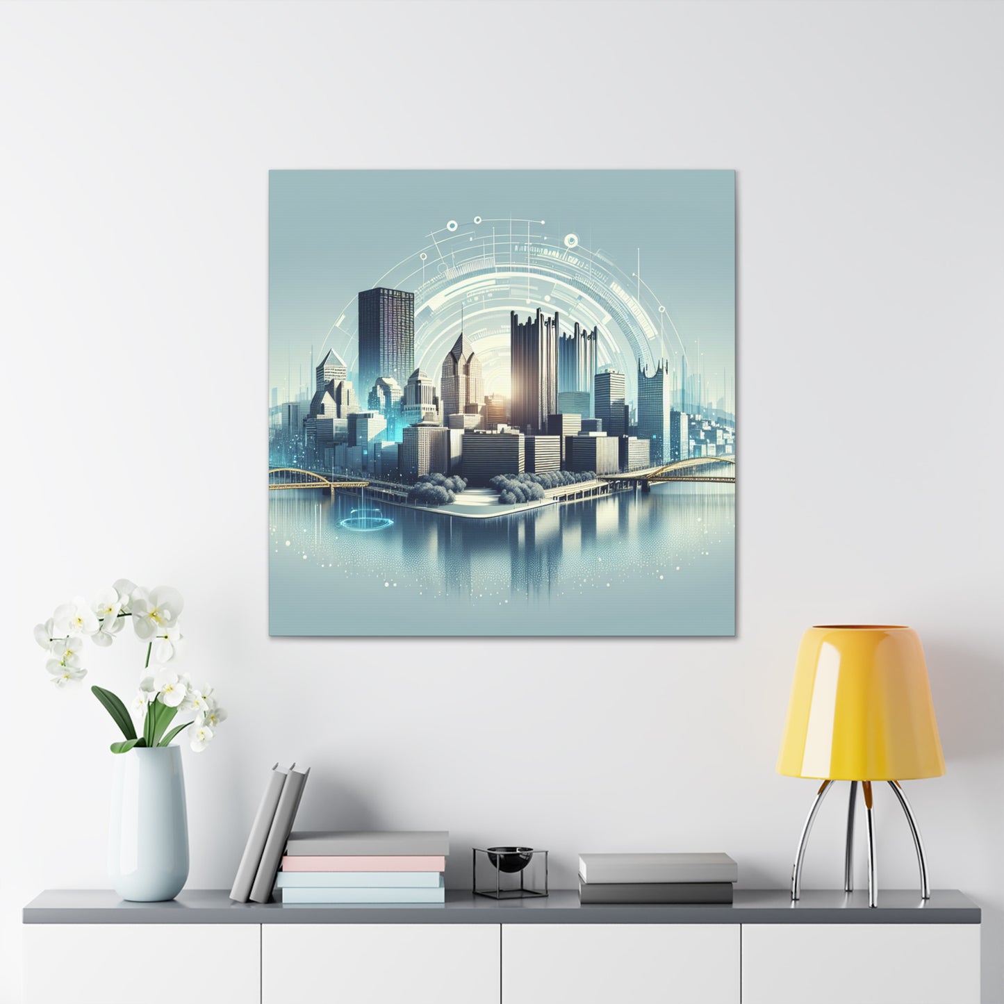 Steel City Symmetry - Canvas