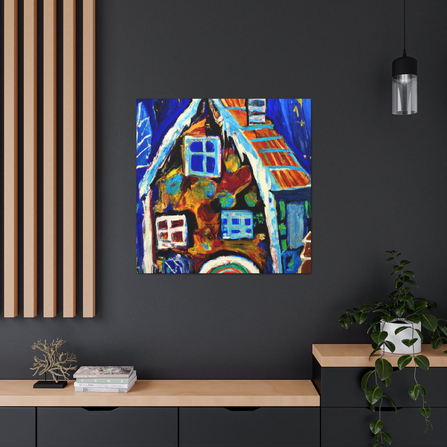 Gingerbread Dreamscape - Canvas