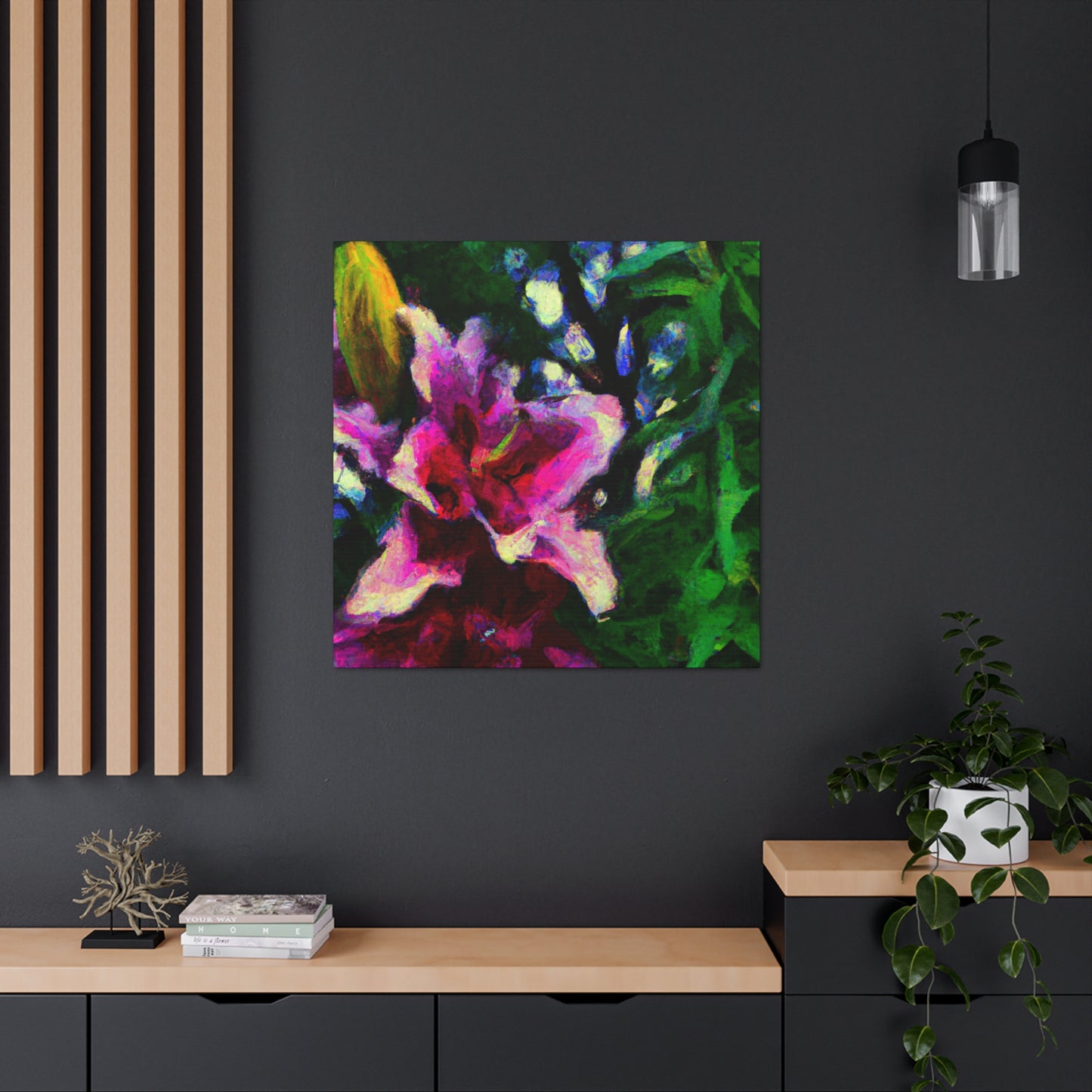 "Lily in Bloom 1940s" - Canvas