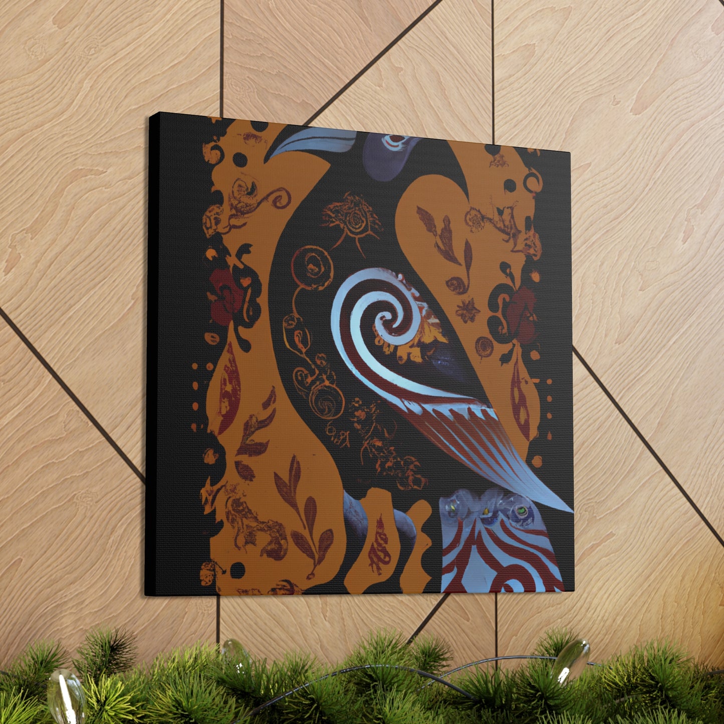 "American Crow Art Deco" - Canvas