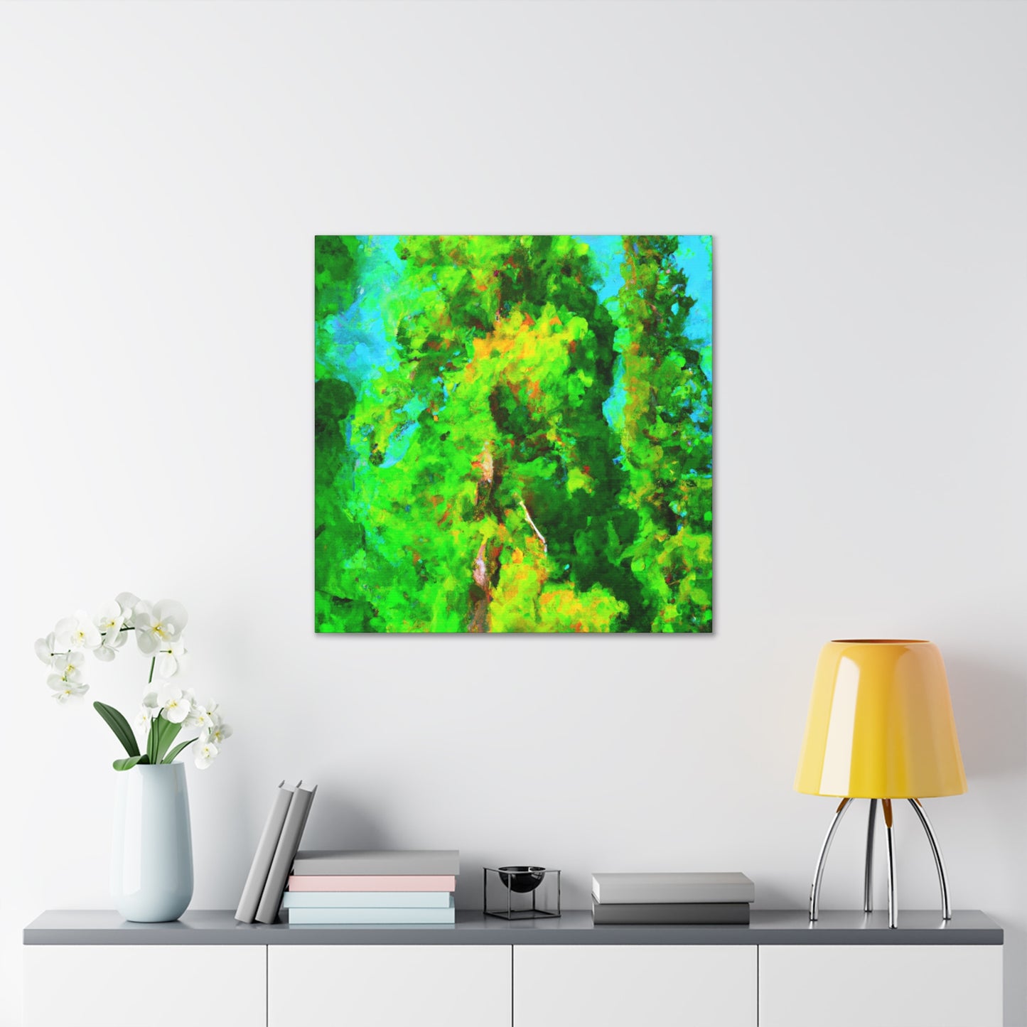 Cypress Tree Impressionism - Canvas