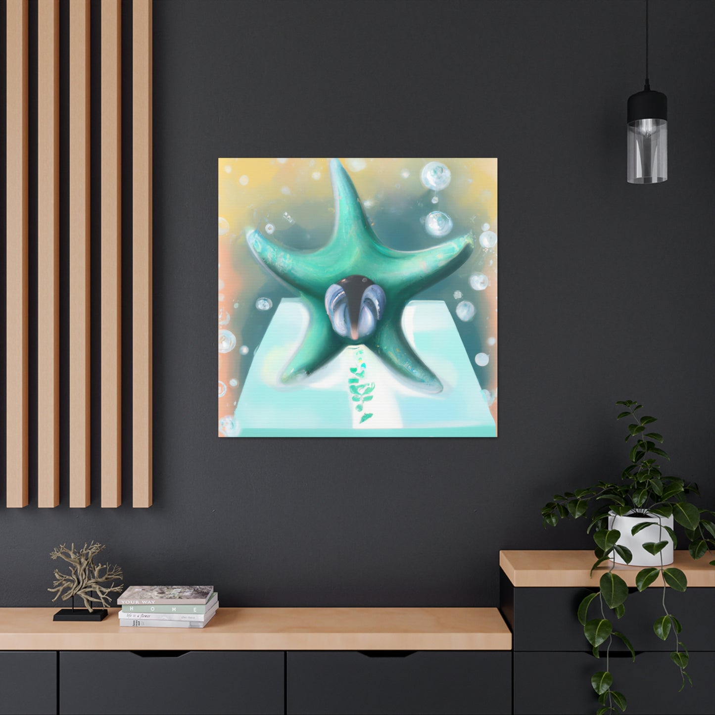 "Starfish Amongst Glamour" - Canvas