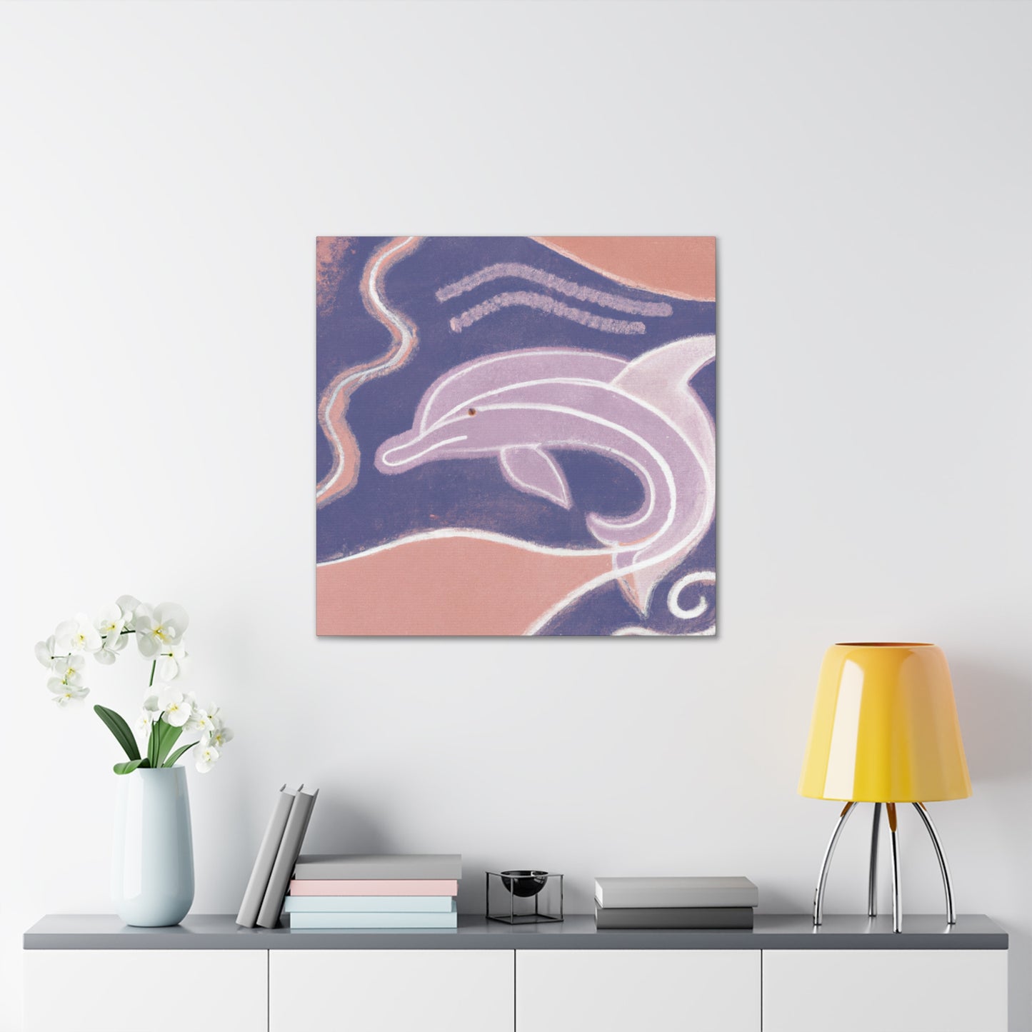 Dolphin Dance Magic - Canvas